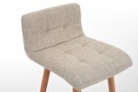 2er Set Barhocker Lincoln Stoff natura creme 2er Set Barhocker Lincoln Stoff natura creme