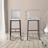 Barhocker Freeport Kunstleder B weiß 