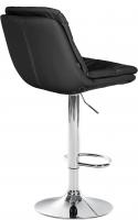 Barhocker Laurel Kunstleder chrom schwarz 