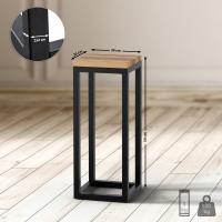 Beistelltisch Manteo 20x20x50 cm eiche Beistelltisch Manteo 20x20x50 cm eiche