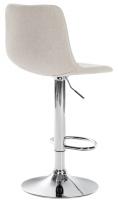 2er Set Barhocker Divo Stoff Chrom creme 2er Set Barhocker Divo Stoff Chrom creme