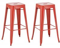2er Set Barhocker Joshua rot 2er Set Barhocker Joshua rot