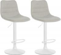 2er Set Barhocker Lex Stoff W creme 