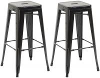 2er Set Barhocker Joshua V2 schwarz 2er Set Barhocker Joshua V2 schwarz