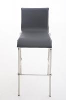 Barhocker Avola Leder Flach E78 grau Barhocker Avola Leder Flach E78 grau