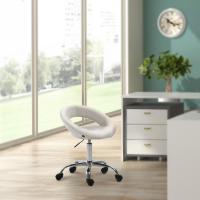 Arbeitshocker Olinda Samt creme Arbeitshocker Olinda Samt creme