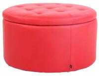 Sitzhocker Evora Kunstleder rot Sitzhocker Evora Kunstleder rot