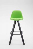 Barhocker Franklin Vollgepolstert Kunstleder Square Schwarz (eiche) grün Barhocker Franklin Vollgepolstert Kunstleder Square Schwarz (eiche) grün