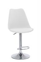 Barhocker Tilly chrom weiß Barhocker Tilly chrom weiß