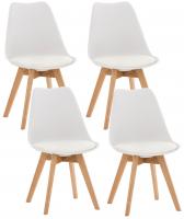 4er Set Stuhl Linares weiß 4er Set Stuhl Linares weiß