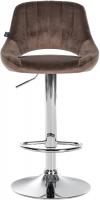 2er Set Barhocker Milet Samt C braun 
