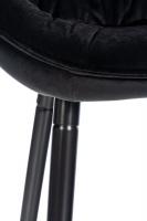 2er Set Barhocker Gibson Samt schwarz 2er Set Barhocker Gibson Samt schwarz