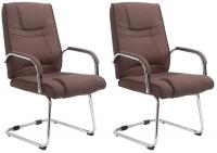2er Set Stühle Attila Stoff braun 2er Set Stühle Attila Stoff braun