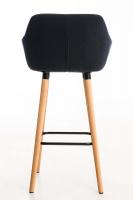 Barhocker Grant Stoff schwarz 