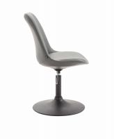 4er Set Esszimmerstühle Maverick B Kunstleder grau 