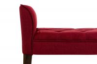 Chaiselongue Cleopatra, antik-dunkel rot Chaiselongue Cleopatra, antik-dunkel rot