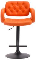 Barhocker Dublin schwarz orange Barhocker Dublin schwarz orange