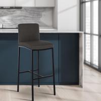 Barhocker Freeport Stoff B dunkelgrau 