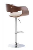 2er Set Barhocker Kingston Stoff walnuss/creme 2er Set Barhocker Kingston Stoff walnuss/creme