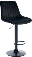 Barhocker Toni Samt schwarz schwarz Barhocker Toni Samt schwarz schwarz