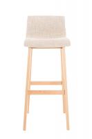 Barhocker Hoover Stoff Natura creme Barhocker Hoover Stoff Natura creme