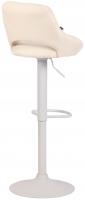 Barhocker Milet Stoff weiß creme Barhocker Milet Stoff weiß creme