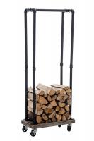 Kaminholzständer Forks 30x60x150 schwarz Kaminholzständer Forks 30x60x150 schwarz