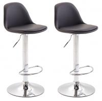 2er Set Barhocker Kiel Vollgepolstert Kunstleder chrom schwarz 2er Set Barhocker Kiel Vollgepolstert Kunstleder chrom schwarz