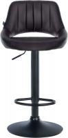 Barhocker Milet Kunstleder schwarz braun Barhocker Milet Kunstleder schwarz braun