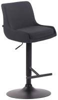 Barhocker Club Stoff schwarz schwarz Barhocker Club Stoff schwarz schwarz