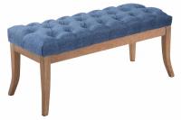 Sitzbank Ramses Stoff antik-hell 100 cm blau Sitzbank Ramses Stoff antik-hell 100 cm blau