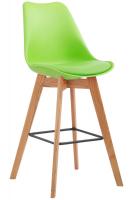 2er Set Barhocker Metz Kunststoff natura grün 2er Set Barhocker Metz Kunststoff natura grün