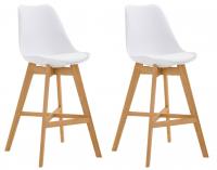 2er Set Barhocker Cannes Kunststoff natura weiß 2er Set Barhocker Cannes Kunststoff natura weiß