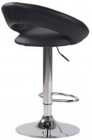 Barhocker Olinda Kunstleder chrom schwarz Barhocker Olinda Kunstleder chrom schwarz