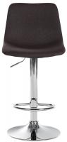2er Set Barhocker Divo Stoff Chrom taupe 2er Set Barhocker Divo Stoff Chrom taupe
