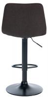 2er Set Barhocker Divo Stoff Schwarz taupe 2er Set Barhocker Divo Stoff Schwarz taupe