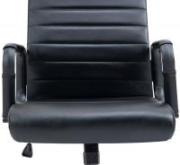 Bürostuhl Kolumbus Echtleder schwarz/schwarz Bürostuhl Kolumbus Echtleder schwarz/schwarz