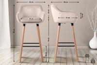 Barhocker Grant Samt creme Barhocker Grant Samt creme