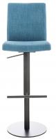 Barhocker Cadiz Stoff schwarz blau Barhocker Cadiz Stoff schwarz blau