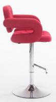 2er Set Barhocker Dublin Stoff rot 2er Set Barhocker Dublin Stoff rot