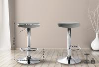 2er Set Barhocker Ponte Samt chrom grau 2er Set Barhocker Ponte Samt chrom grau