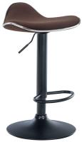 Barhocker Shanghai Stoff schwarz braun Barhocker Shanghai Stoff schwarz braun