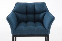 Barhocker Damaso B Stoff mit 4-Fuß Gestell blau Barhocker Damaso B Stoff mit 4-Fuß Gestell blau