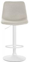 2er Set Barhocker Divo Stoff Weiß creme 2er Set Barhocker Divo Stoff Weiß creme