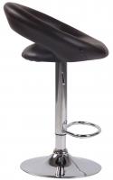 2er Set Barhocker Olinda Kunstleder chrom braun 