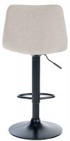 2er Set Barhocker Divo Stoff Schwarz creme 2er Set Barhocker Divo Stoff Schwarz creme