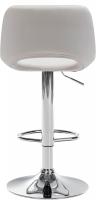 Barhocker Camden Samt chrom creme Barhocker Camden Samt chrom creme