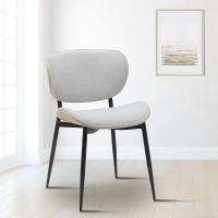 Besucherstuhl Enid Stoff natura/creme Besucherstuhl Enid Stoff natura/creme