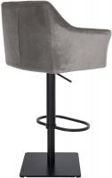 Barhocker Damaso B Samt grau Barhocker Damaso B Samt grau