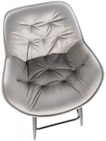Barhocker Gibson 76 Samt grau Barhocker Gibson 76 Samt grau